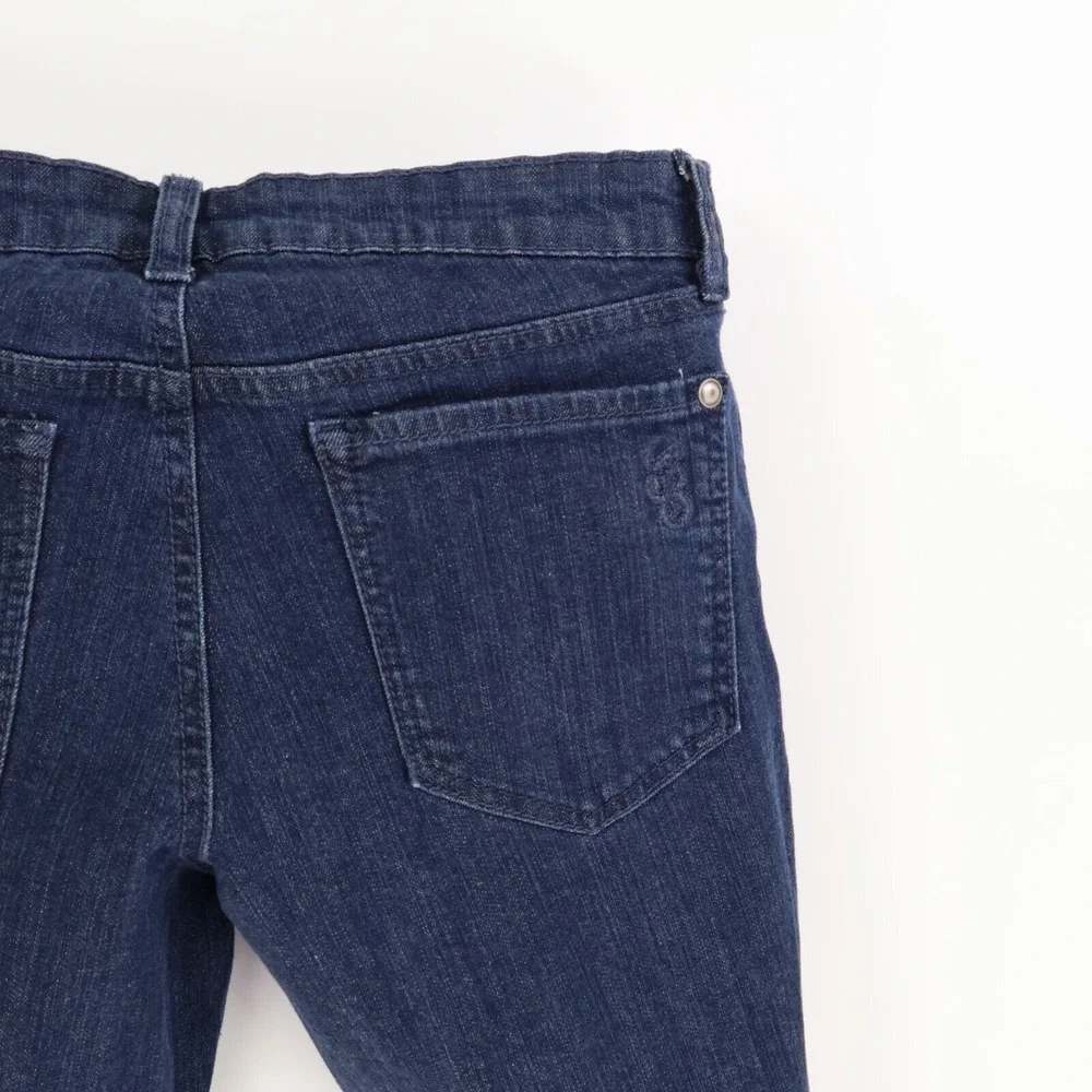 Jessica Simpson Jeans Roe Clam Digger Low Rise Womens Size 28 Blue STRETCH Denim